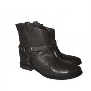 Enzo Angiolini Women's Ankle Boots Size 8 Brown Leather